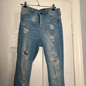 Hollister curvy high-rise super skinny jeans